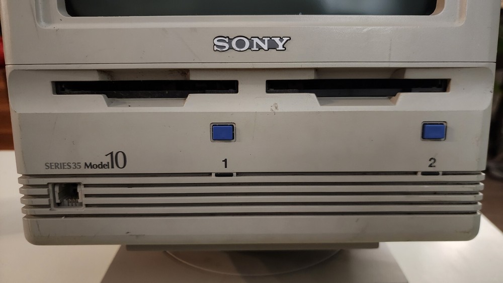 Sony System 35 Model 10 Word Processor w/ Manual & Software Rare Computer