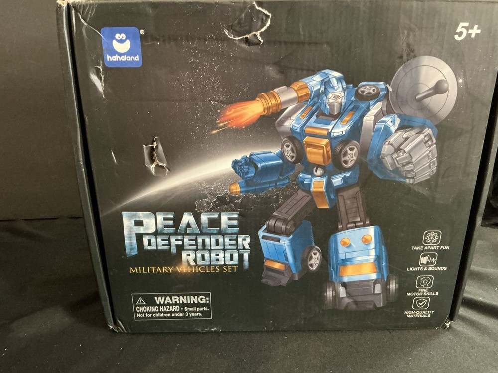Peace Defender Robot/ Military Vehicle Set /NEW