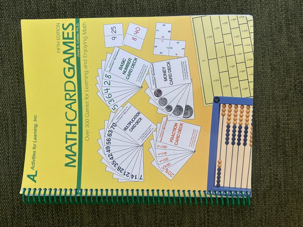RightStart Mathematics Level B Book Bundle & RS2 Math Set Manipulatives Games