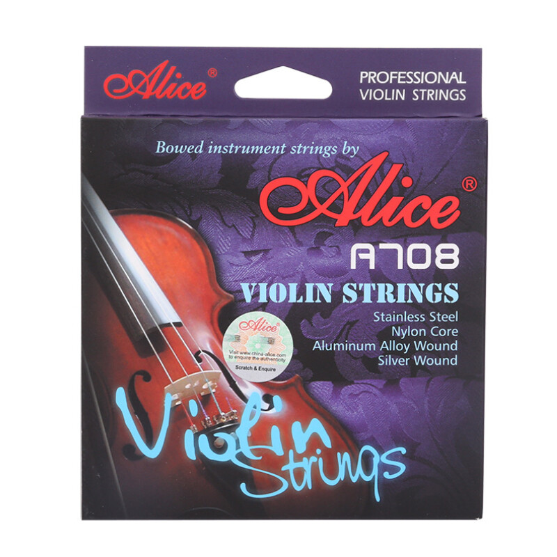 5 Sets Alice A708 Professional Violin Strings 5-string Set E-1a E-1b A-2 D-3 G-4