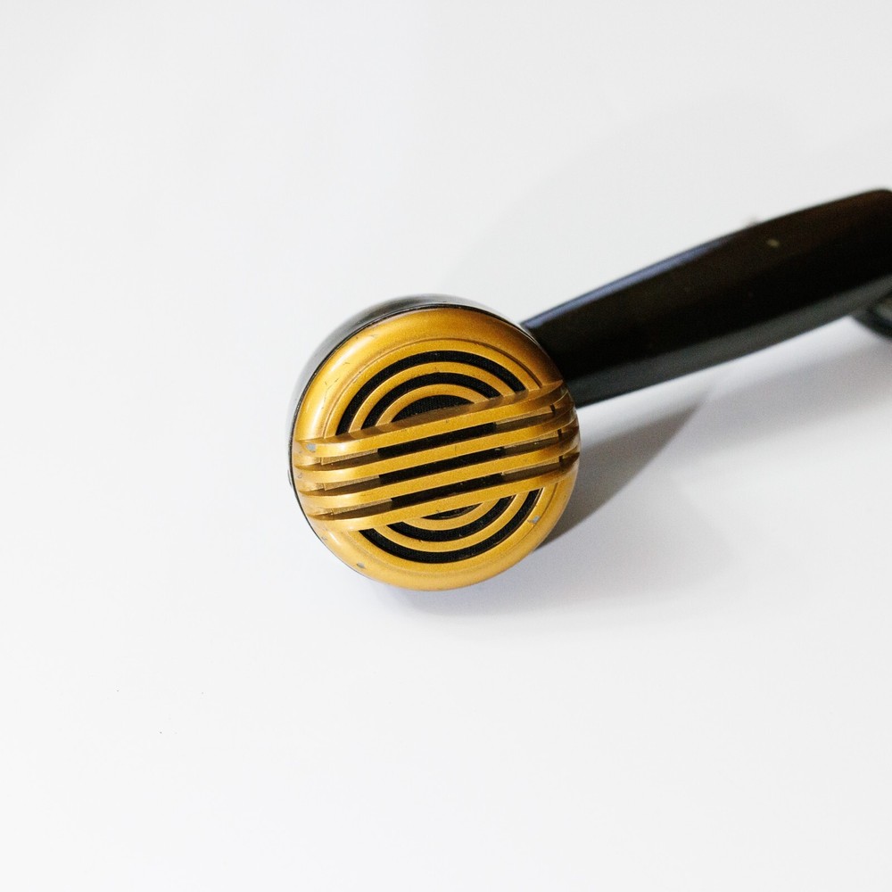 Vtg 1940's Machine Age Webcor Microphone Not tested