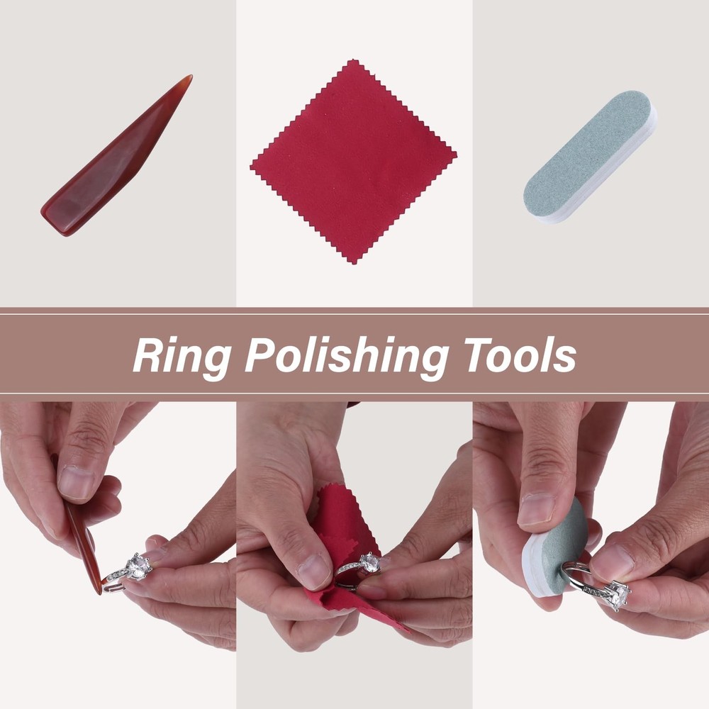Artilife Ring Sizer Measuring Tool,Steel Mandrel for Silver