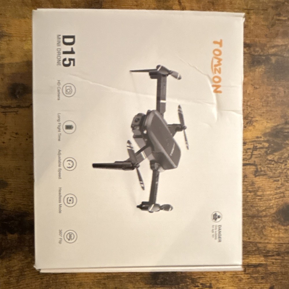 Tomzon D15 Mini Drone Quadcopter HD Camera Long Flight Time Adjustable Speed
