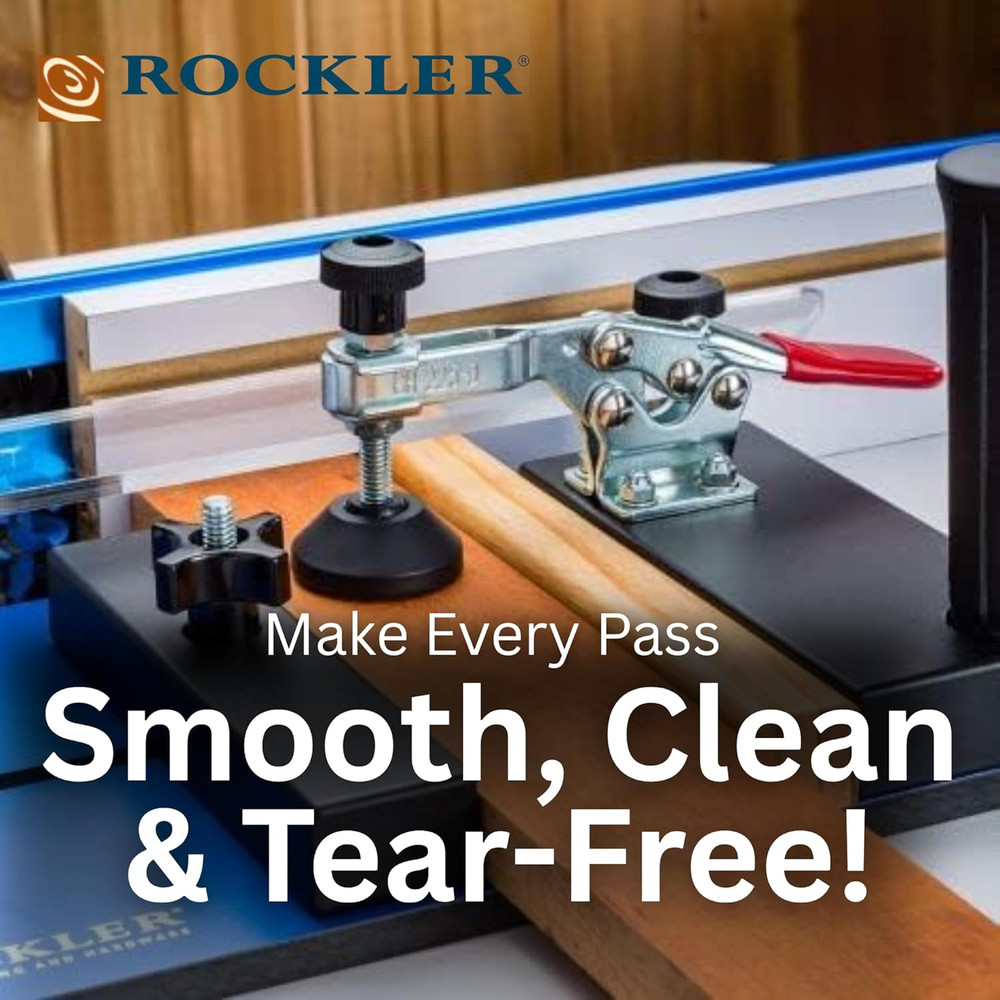 Router Table Rail Coping Sled - Easy Adjustments & Firm Grip for Precision Work