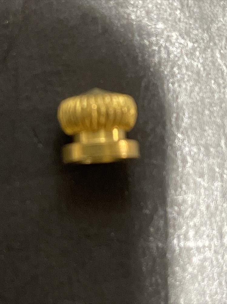 25 Pcs Solid Brass Knurled Head Battery Nut Cap Nut 8/32 Threads Unfinished