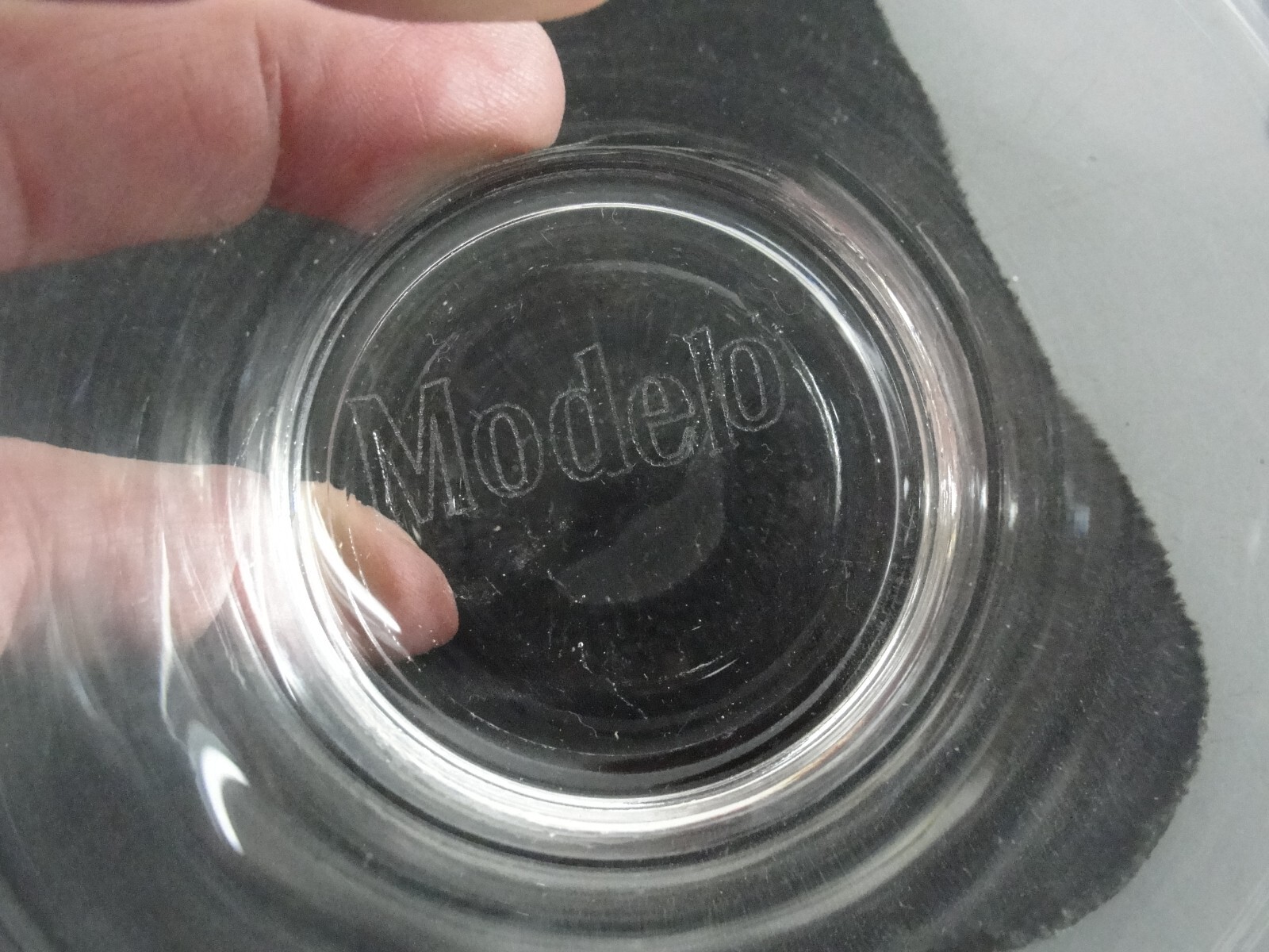 MODELO ESPECIAL CERVEZA BEER 16oz PINT GLASS TUMBLER GOLD RIM BAR MANCAVE NEW