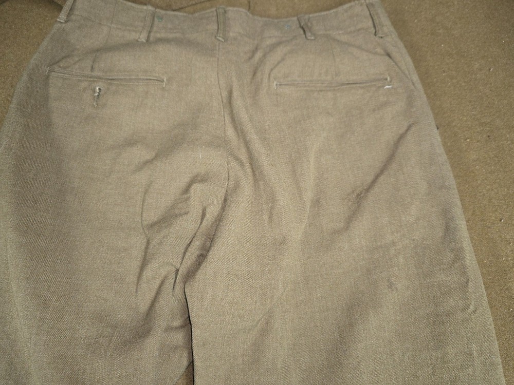 WWII US Army Jacket and Pants Set Dated 1940