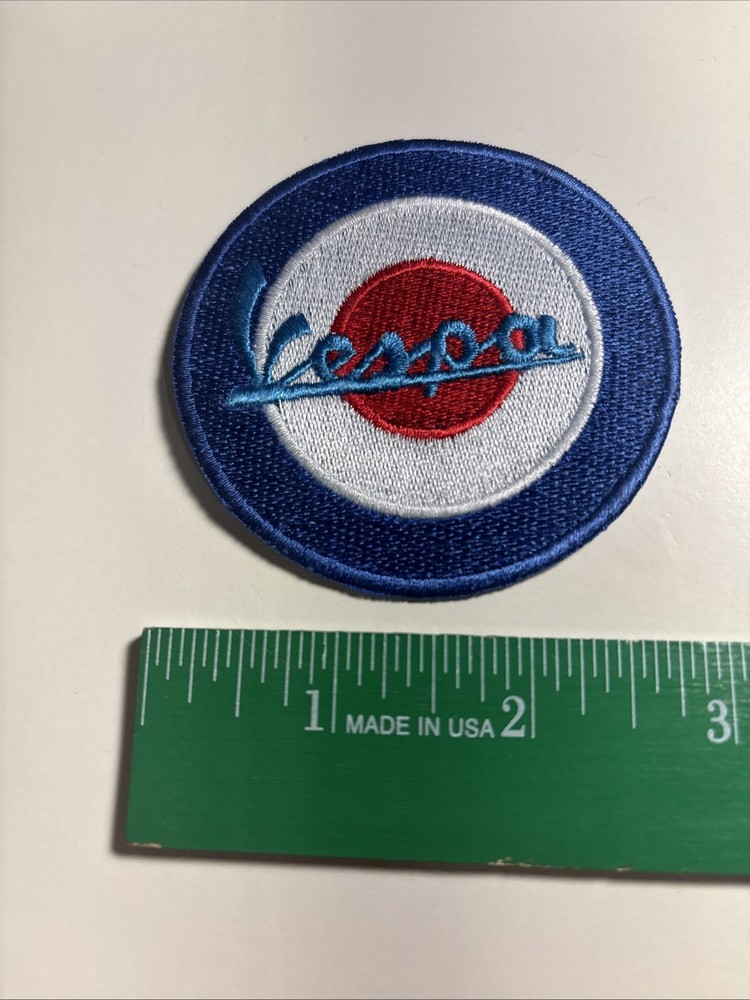 Vespa Scooter Embroidered Patch