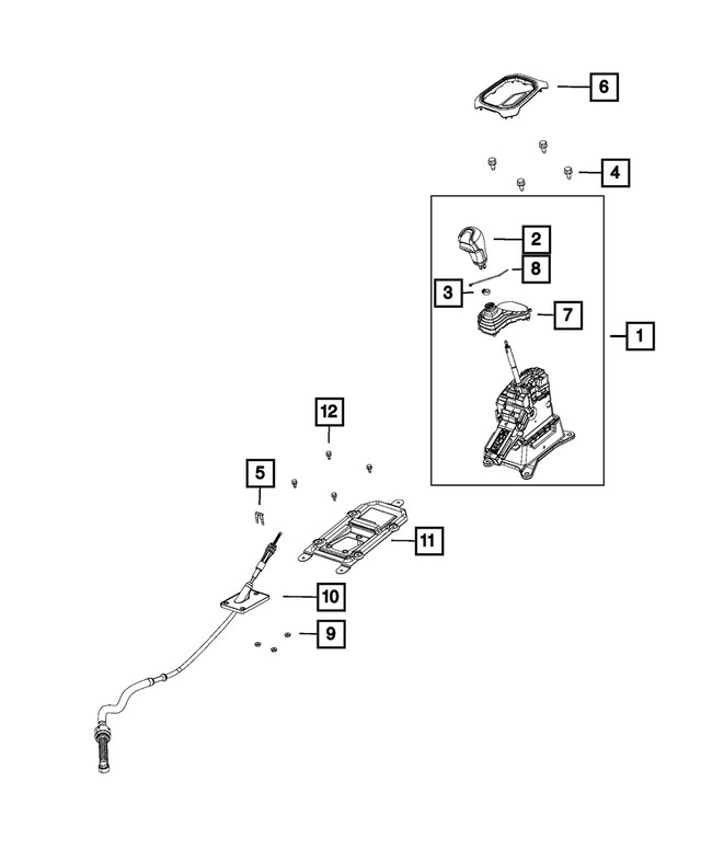Genuine Mopar Gearshift Boot 6AE87NXHAA