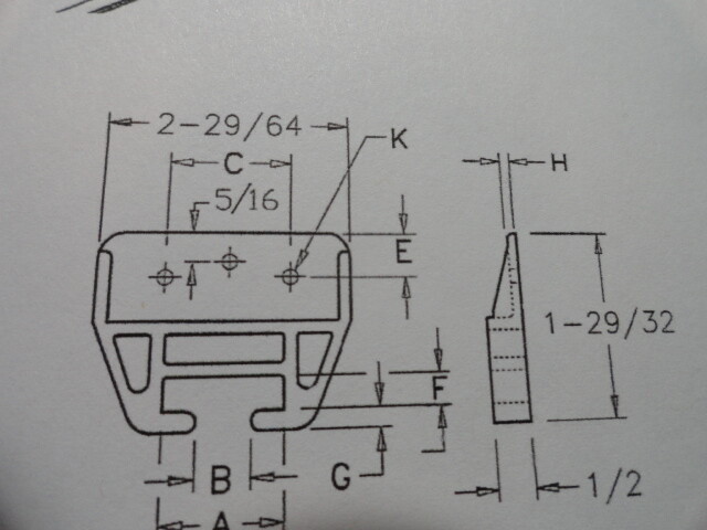 Drawer Glide Guide Hardware Furniture for Dressers, Chests 6 pcs Free Shipping
