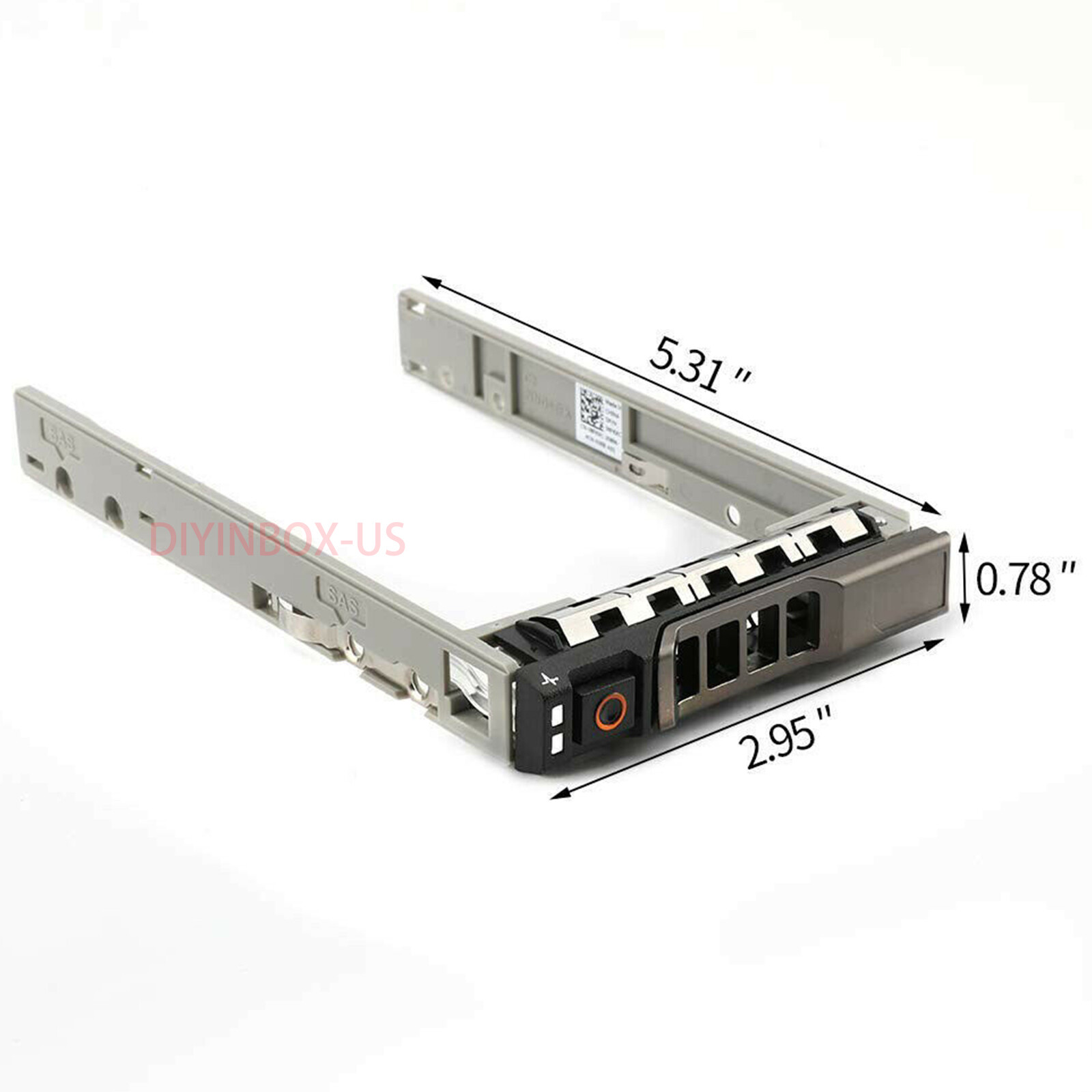 Lot 2.5" 8FKXC Drive Caddy For Dell PowerEdge R510, R610, R710, R630,R730, T630