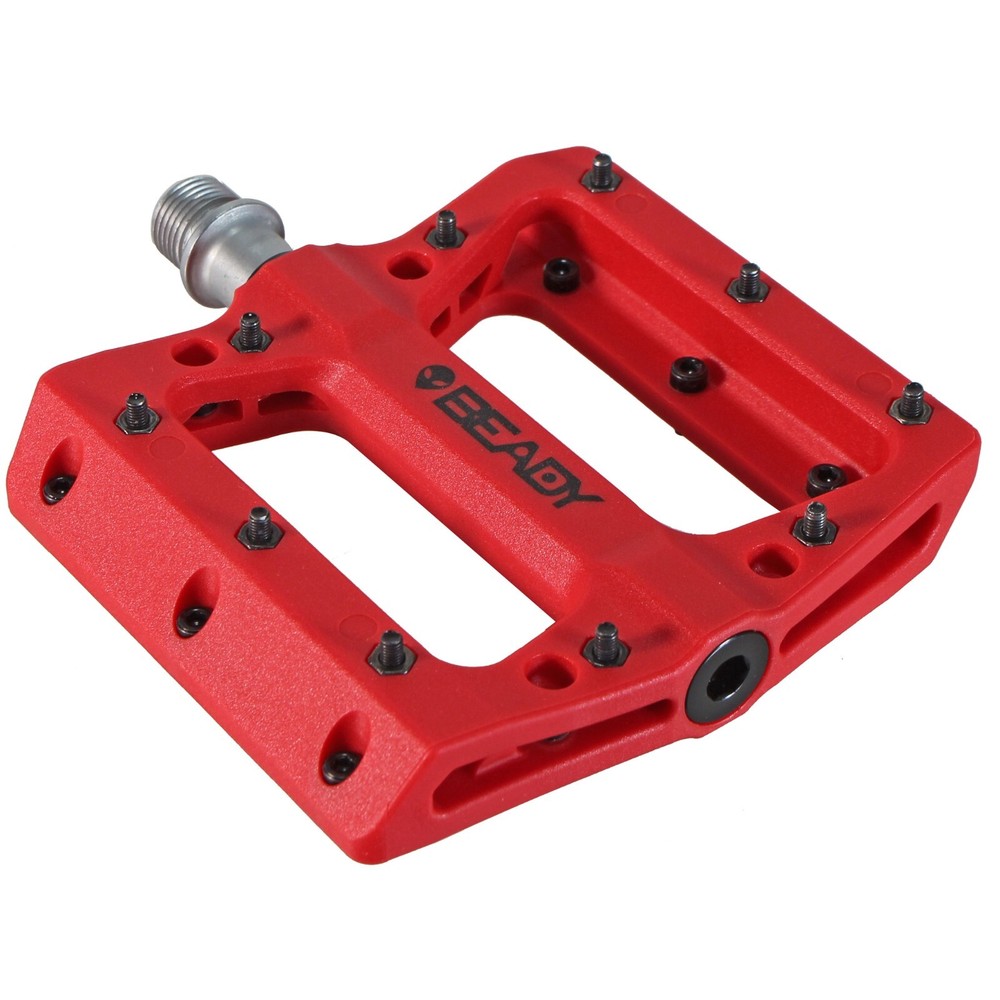 NEW Beady Phaser Composite Platform Pedals Red 9/16