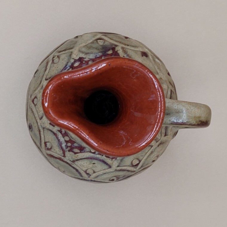 Signed By Artist SJM Pottery Pitcher