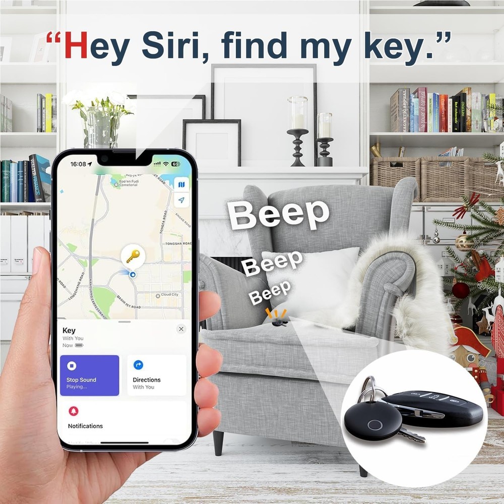Air Tracker Tags - Durable & Shareable Luggage Tracker with Left Behind Reminder