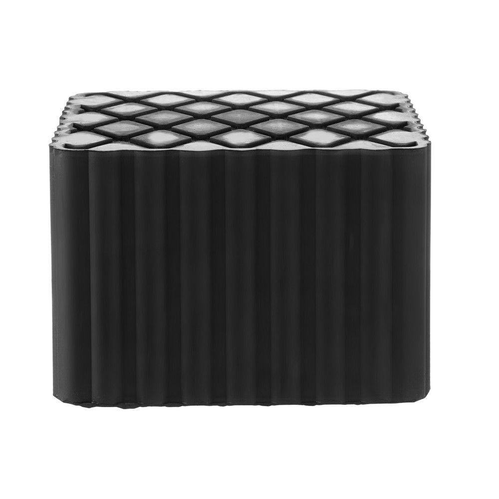 4PCS 3" Tall Solid Rubber Stack Blocks Universal for Auto Lift Rolling Jack New