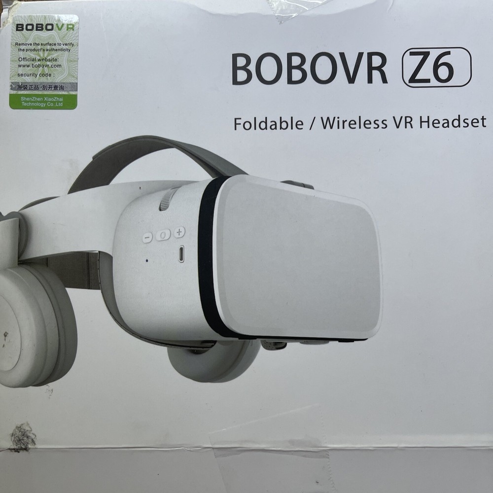 BOBOVR Z6 Foldable/Wireless VR Headset. White