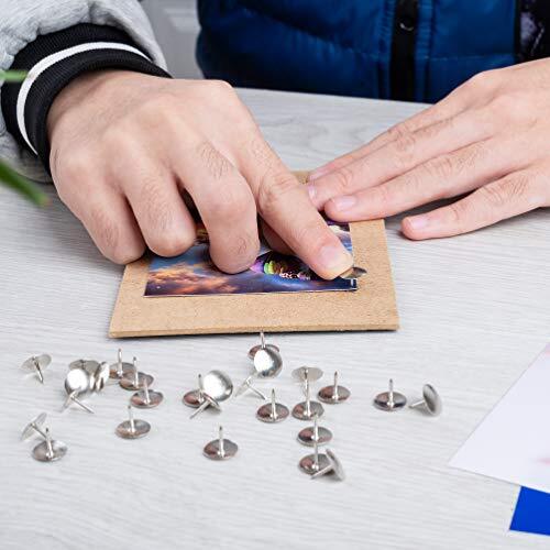 Thumb Tack, Flat Push Pins, Silver Thumb Tacks, 500 Pack