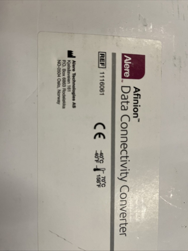 ALERE AFINION DATA CONNECTIVITY CONVERTER