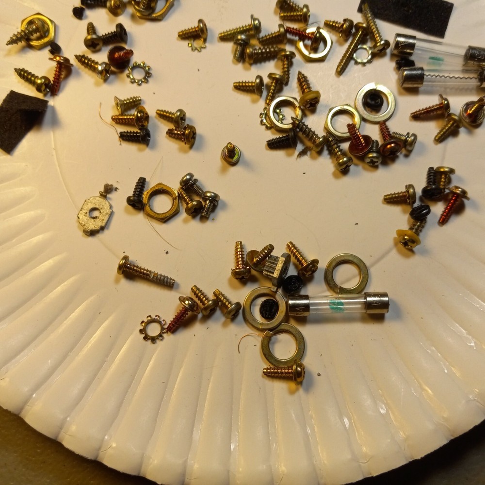 TEARDOWN SCREWS TECHNICS SA-300 STEREO RECEIVER