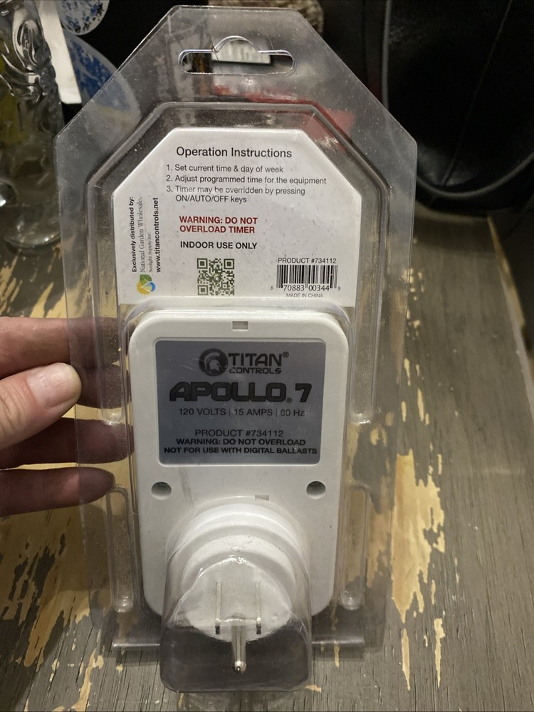Titan Controls Apollo 7 Digital Timer One Outlet, Model #734112