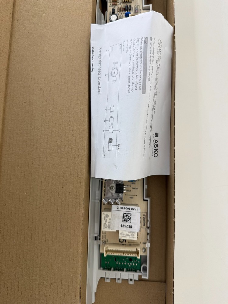 ASKO UI control board 557579
