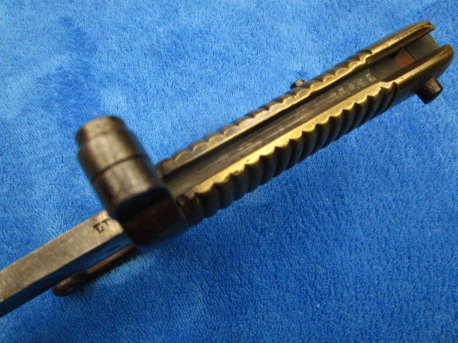 RARE ORIGINAL ANTIQUE M1868 BELGIUM SAWBACK BAYONET AND SCABBARD WITH HANGER