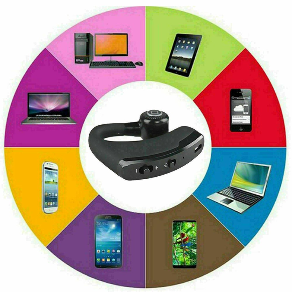 Bluetooth Stereo Earphones Hands-free Wireless Headset For Android iOS