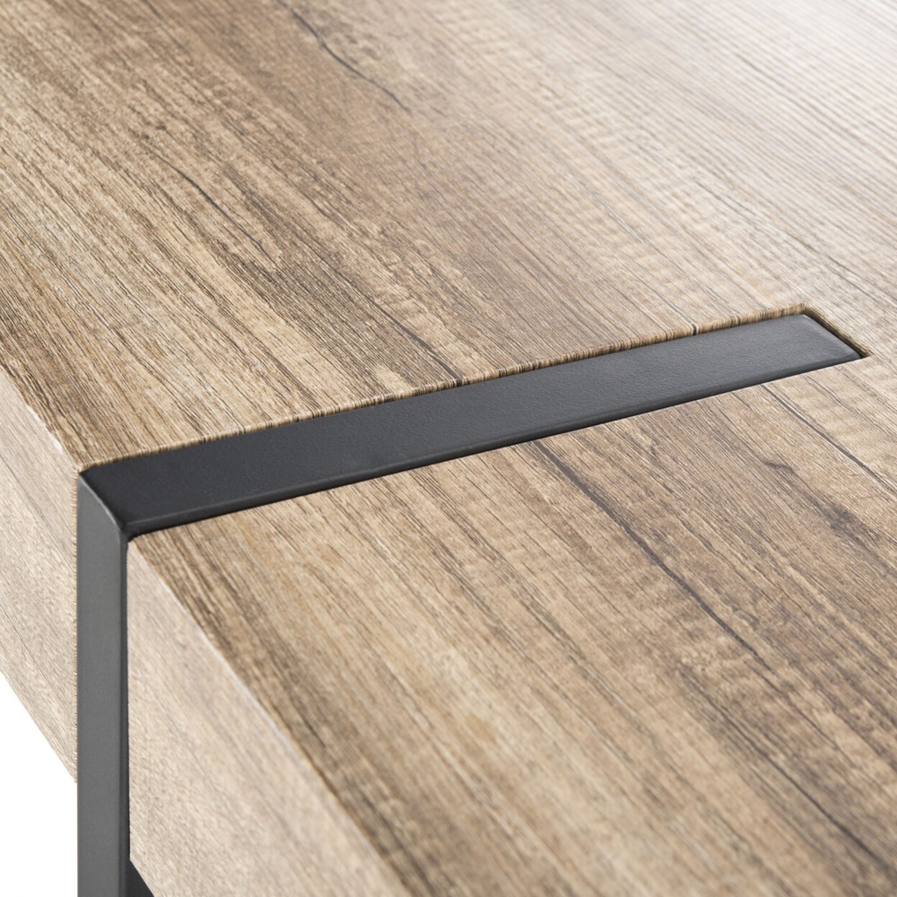 SAFAVIEH Alyssa Dining Table | Multi / Brown |
