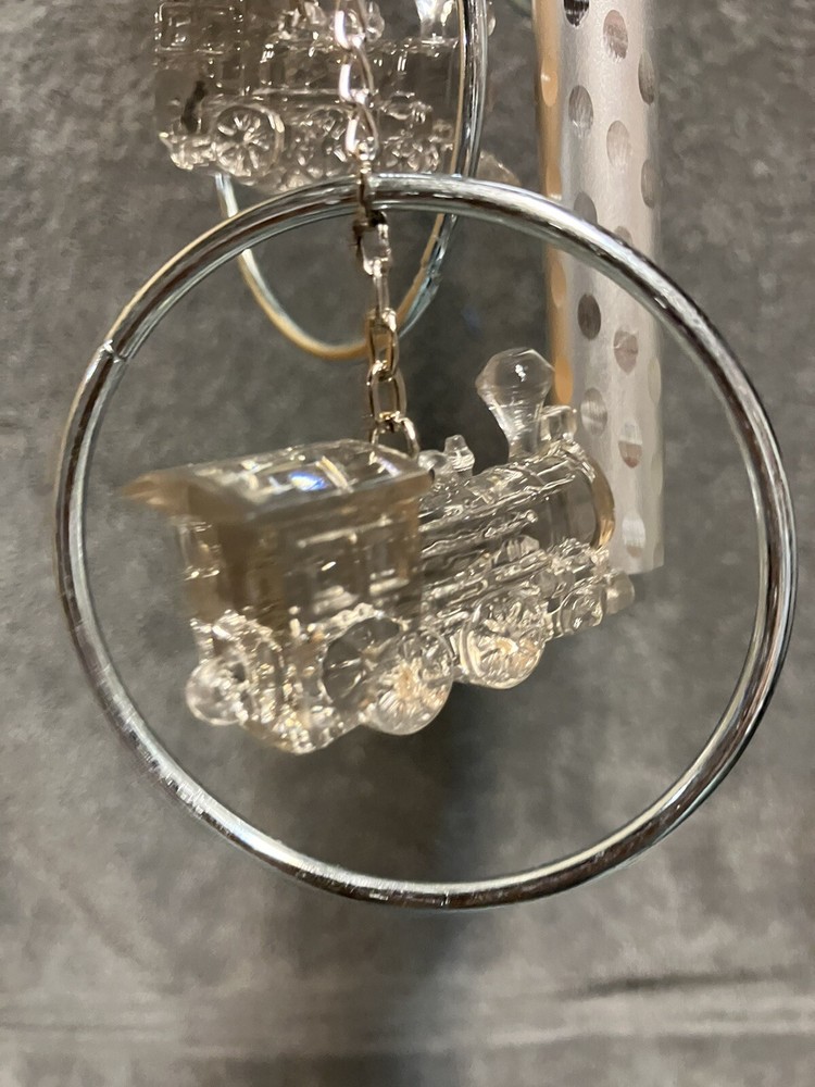 Acrylic Train Engine Wine Chime