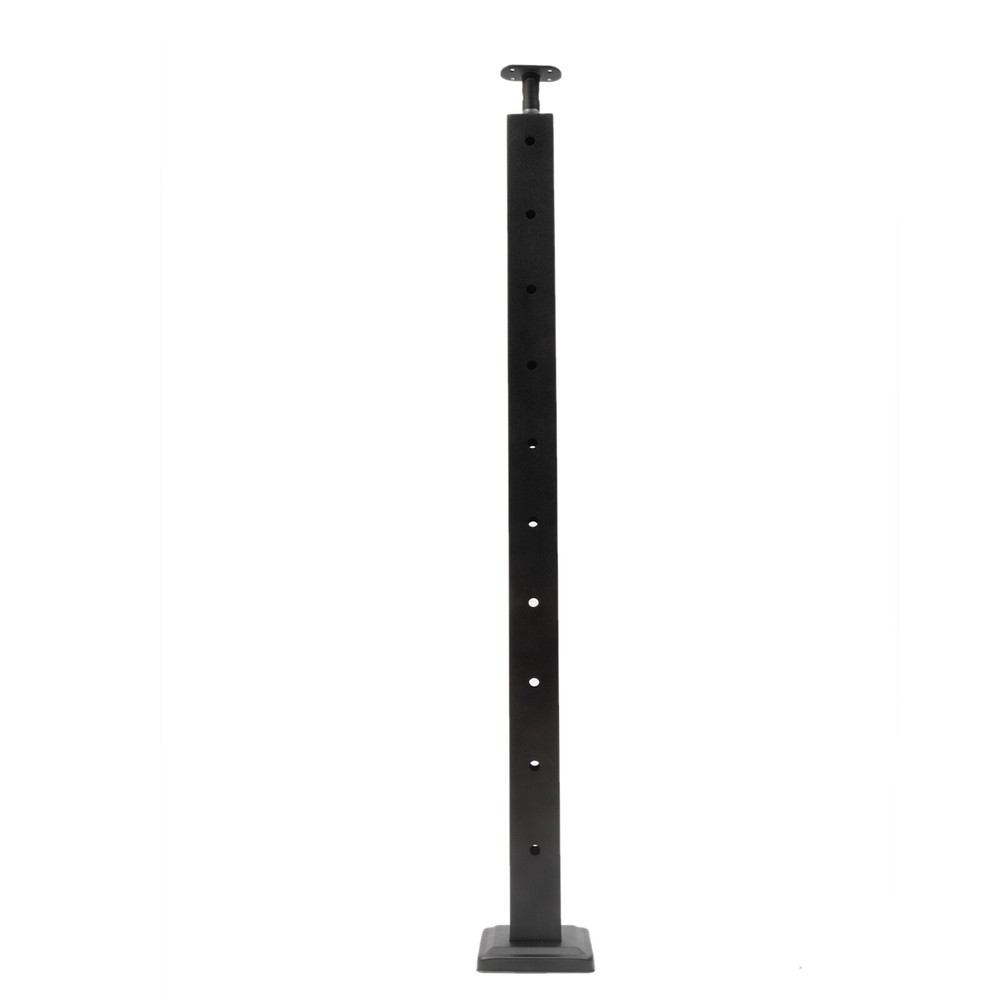 304 Stainless Steel Cable Railing Post 36"x2"x2" With Adjustable Brackets