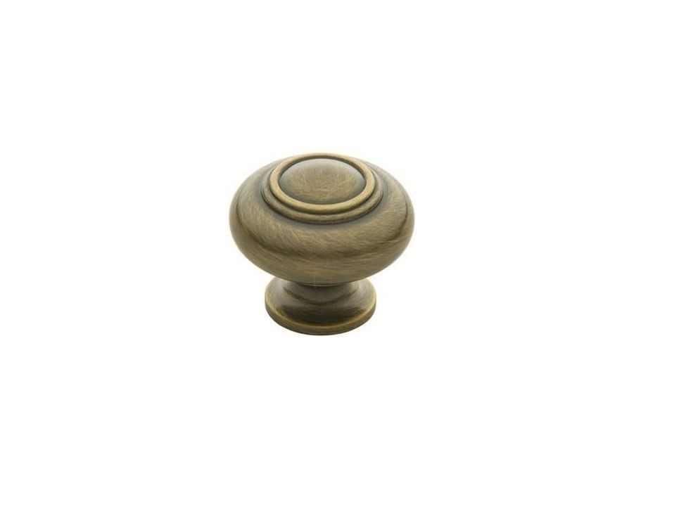 Baldwin Hardware 4446.050.BIN Ring Deco Solid Brass Knob