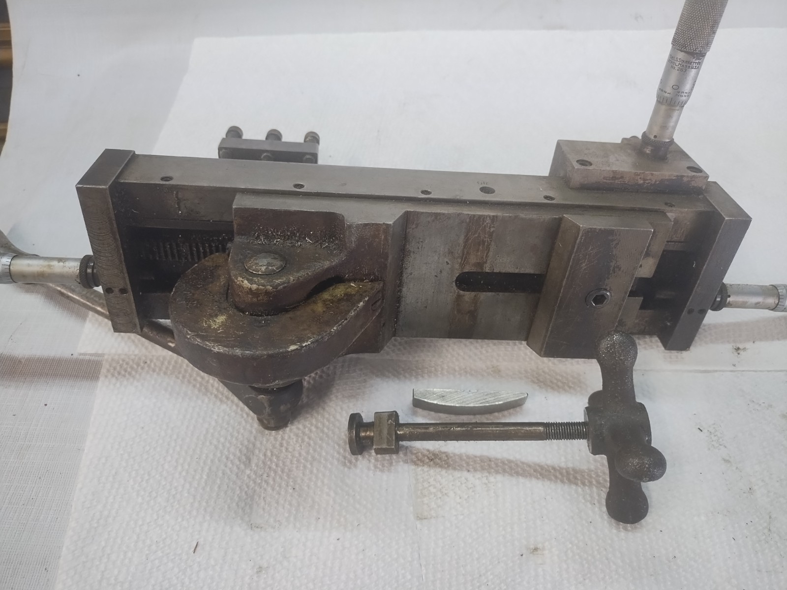 Double Tool, Lever Cross Slide For Wade LAthe