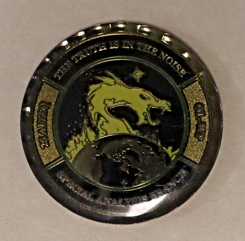 25th Air Force Operating Location Wright Patterson OL-WP Intel Challenge Coin