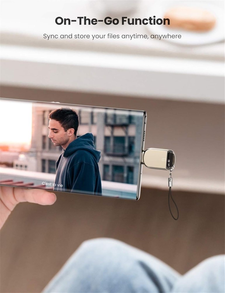 USB C Micro SD Card Reader, Type C to Micro SD Card Adapter with Zinc Alloy E...