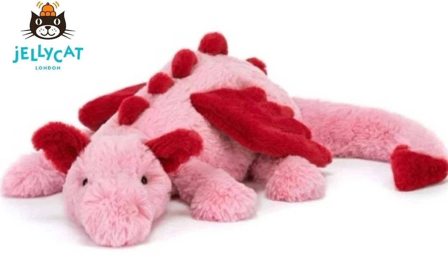 Jellycat Heart Dragon Valentine Limited Edition New with Tags