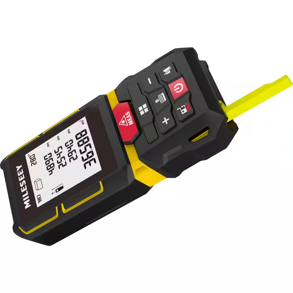 G7 330 Ft. Laser Distance Measuring Tool, Diagonal Measuring Extension, Angle, 2