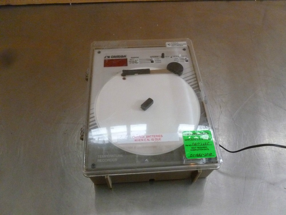 Omega Disk 6" CT87LC Temperature Plotter Recorder