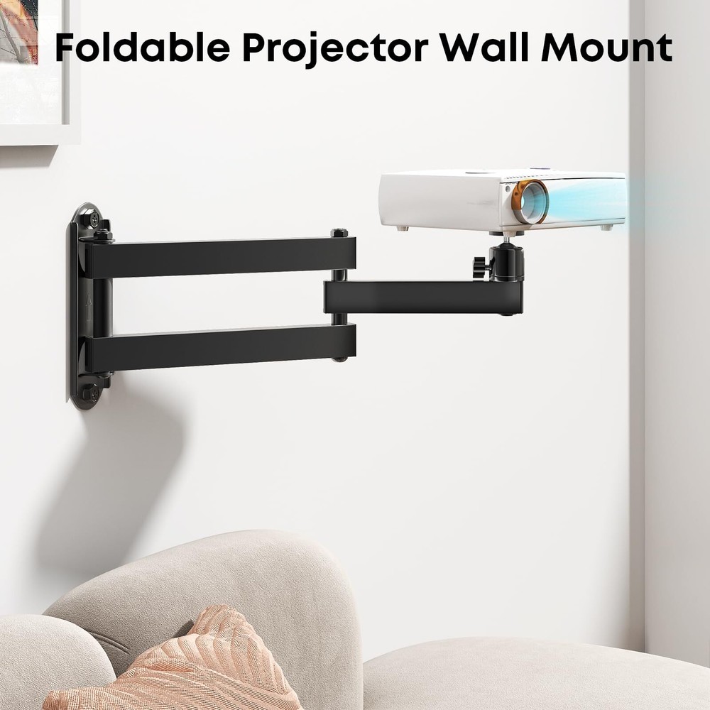 Foldable Projector Wall MountCeiling Wall Projector MountUniversal Adjustable...