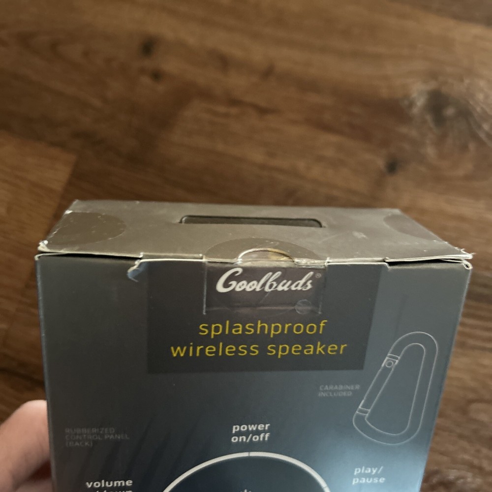 Wireless Speaker CoolBuds Bluetooth Splashproof CPSTW310-BLK New Unopened Box 📦