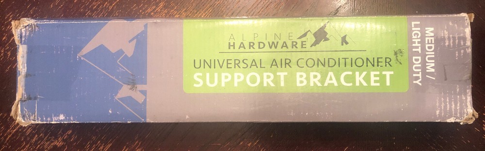Alpine Hardware Universal A/C Support Bracket Medium/Light Duty 105lb Capacity