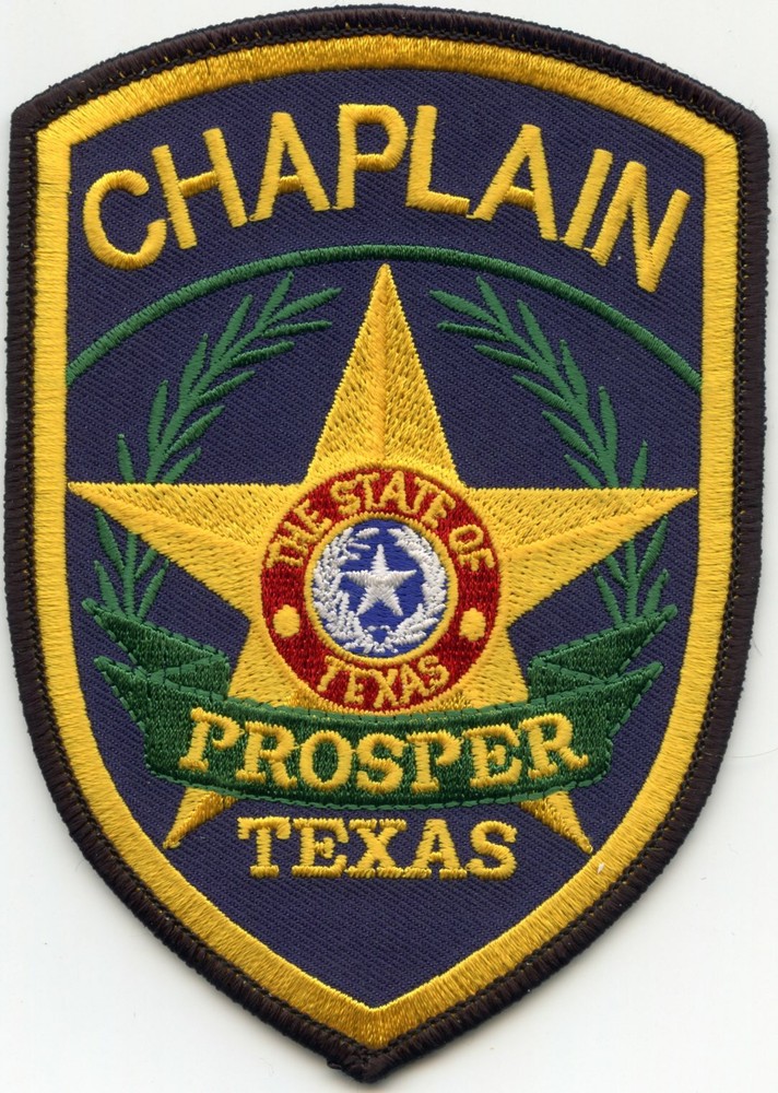 PROSPER TEXAS TX CHAPLAIN POLICE PATCH