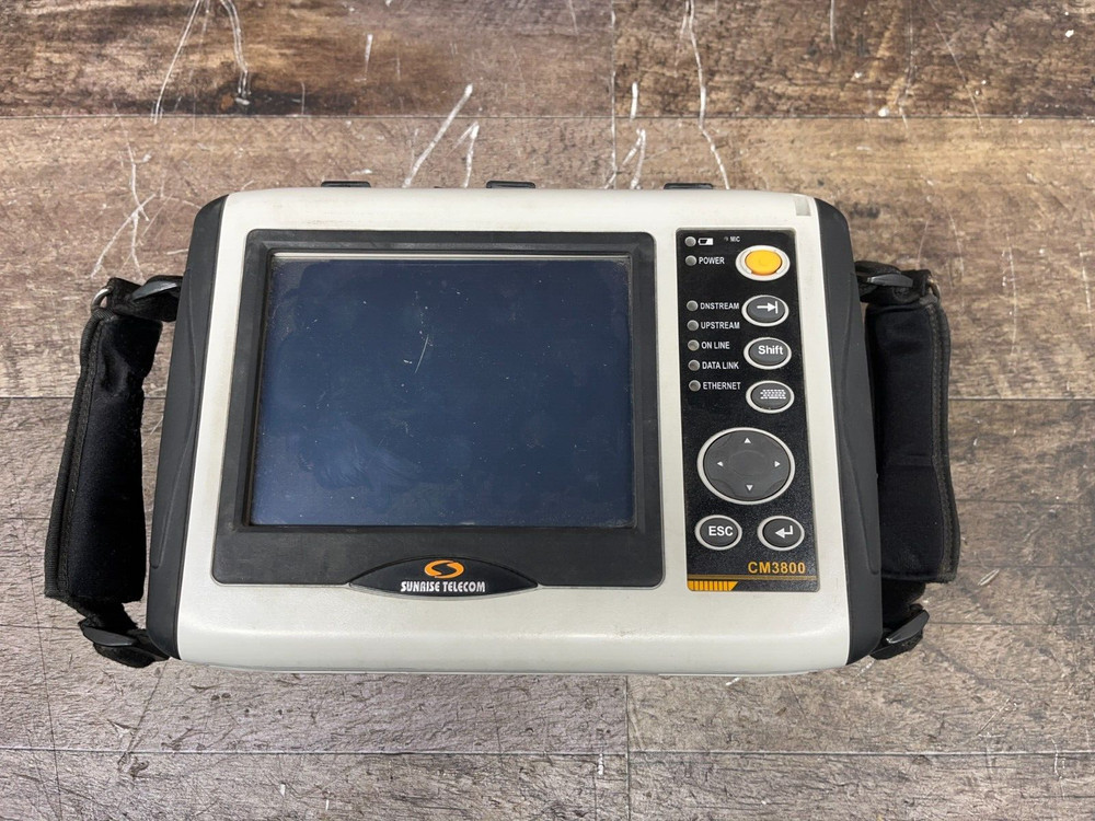 Sunrise Telecom CM3800 DOCSIS 3.0 Cable Modem Analyzer *READ*