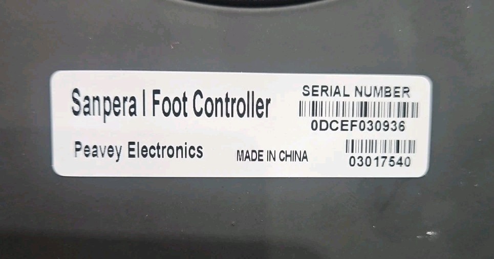 Peavey 03017540 Sanpera I Vypyr Foot Controller
