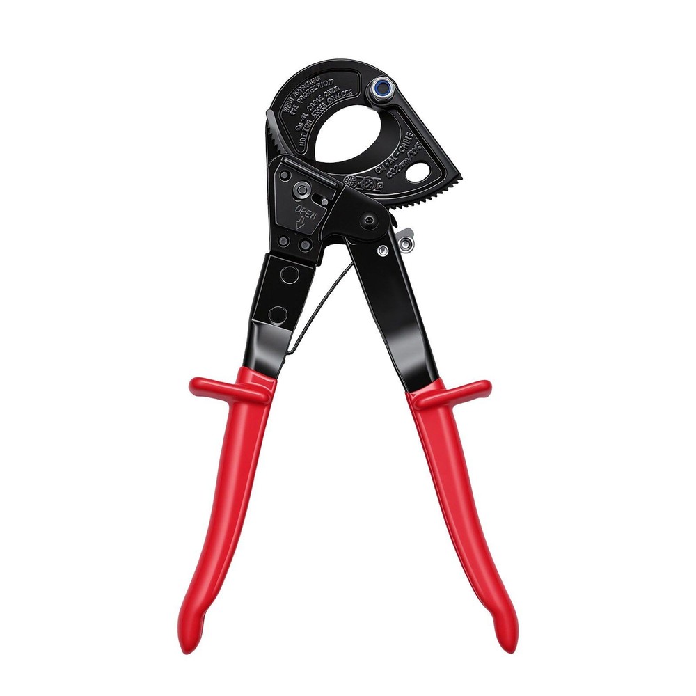 Ratchet Wire Cutter with Quick-Release Button for 474 MCM Cables