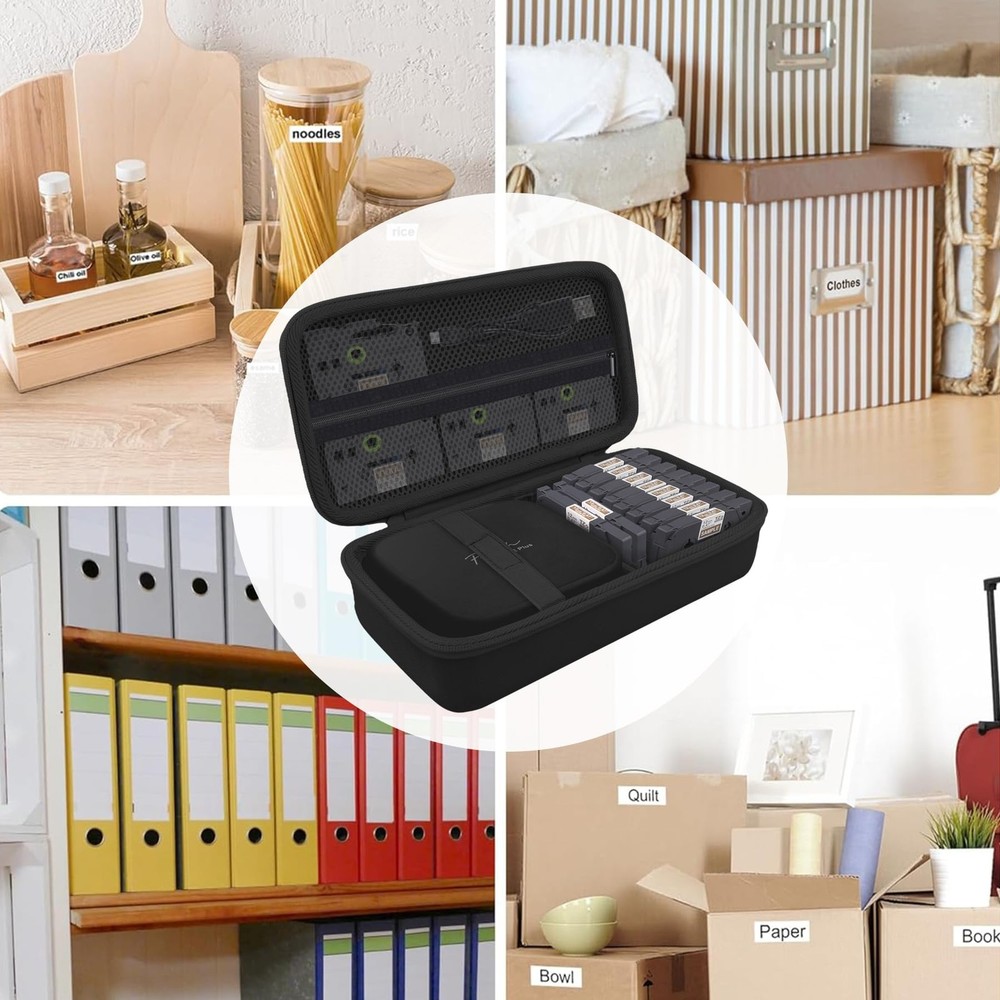 Label Printer Case Compatible with Brother P-Touch Cube Plus PT-P710BT Blueto...