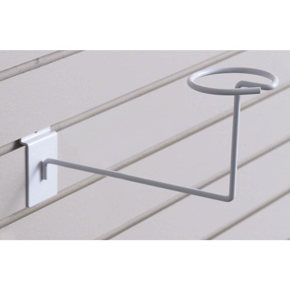 Slatwall Millinery Hat Display White