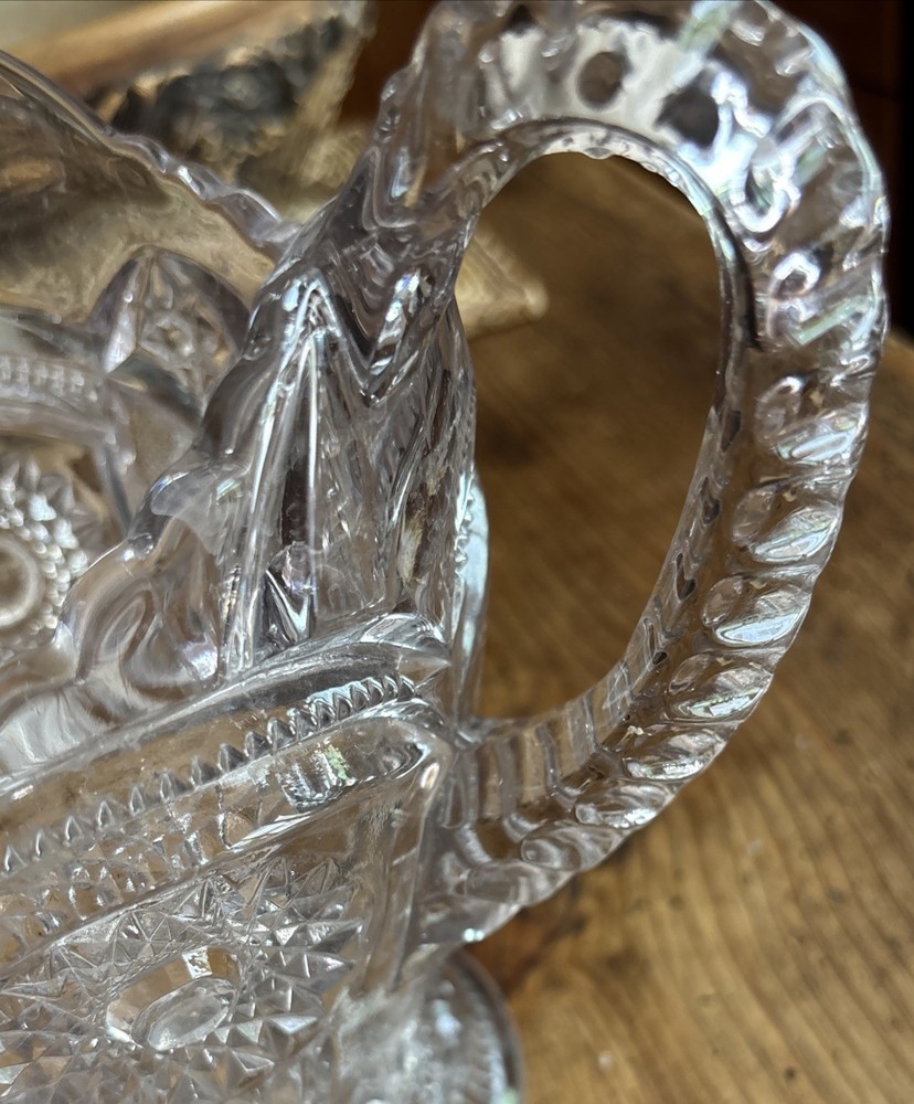 Victorian Cut Glass Pitcher