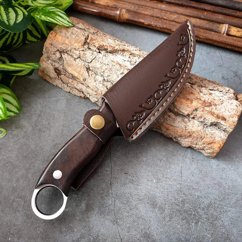 Hand-Forged Bone Sharpener Boning Knife