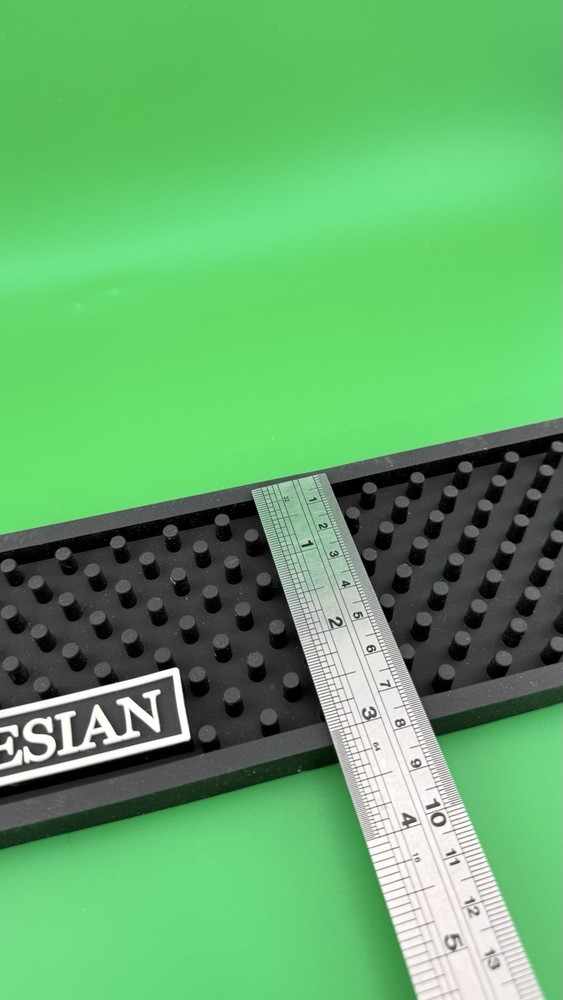 Replacement Black Rubber Spill Tray Bar Mat for Bartesian 55300 Used