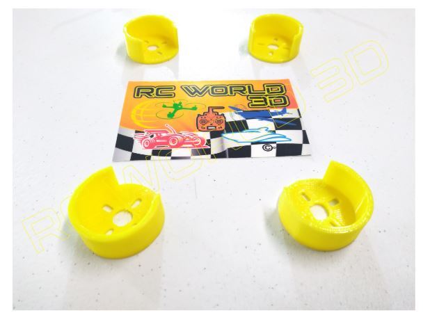 QUADCOPTER BRUSHLESS MOTOR MOUNT/BASE PROTECTOR 4PCS 3D PRINTED PLA FOR 250 QUAD